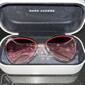 Marc Jacobs Oversized Red Lense Cateye Sunglasses